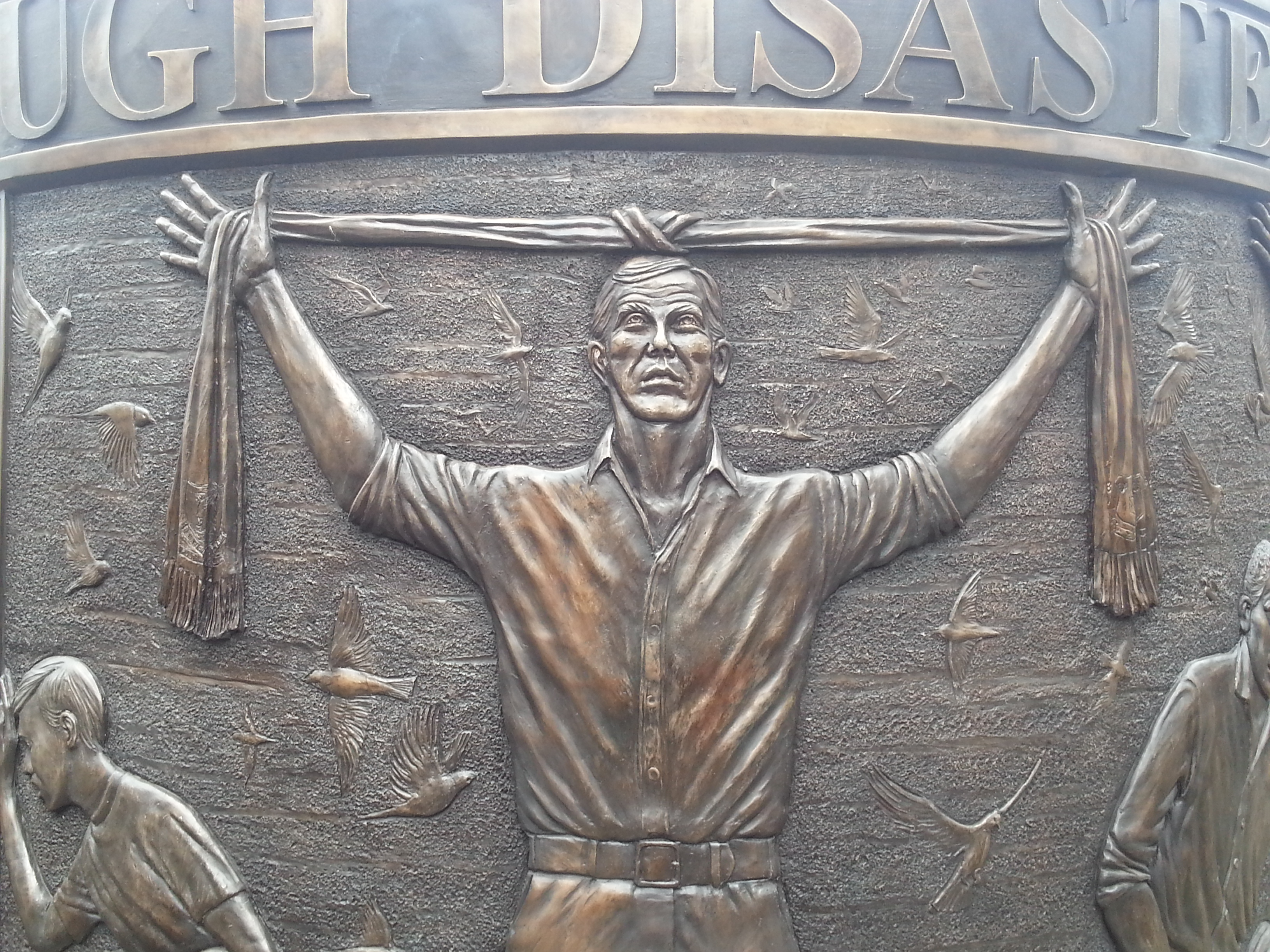 The Hillsborough memorial in Liverpool city centre