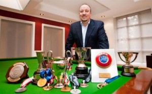 Rafa with some of his awards and medals 